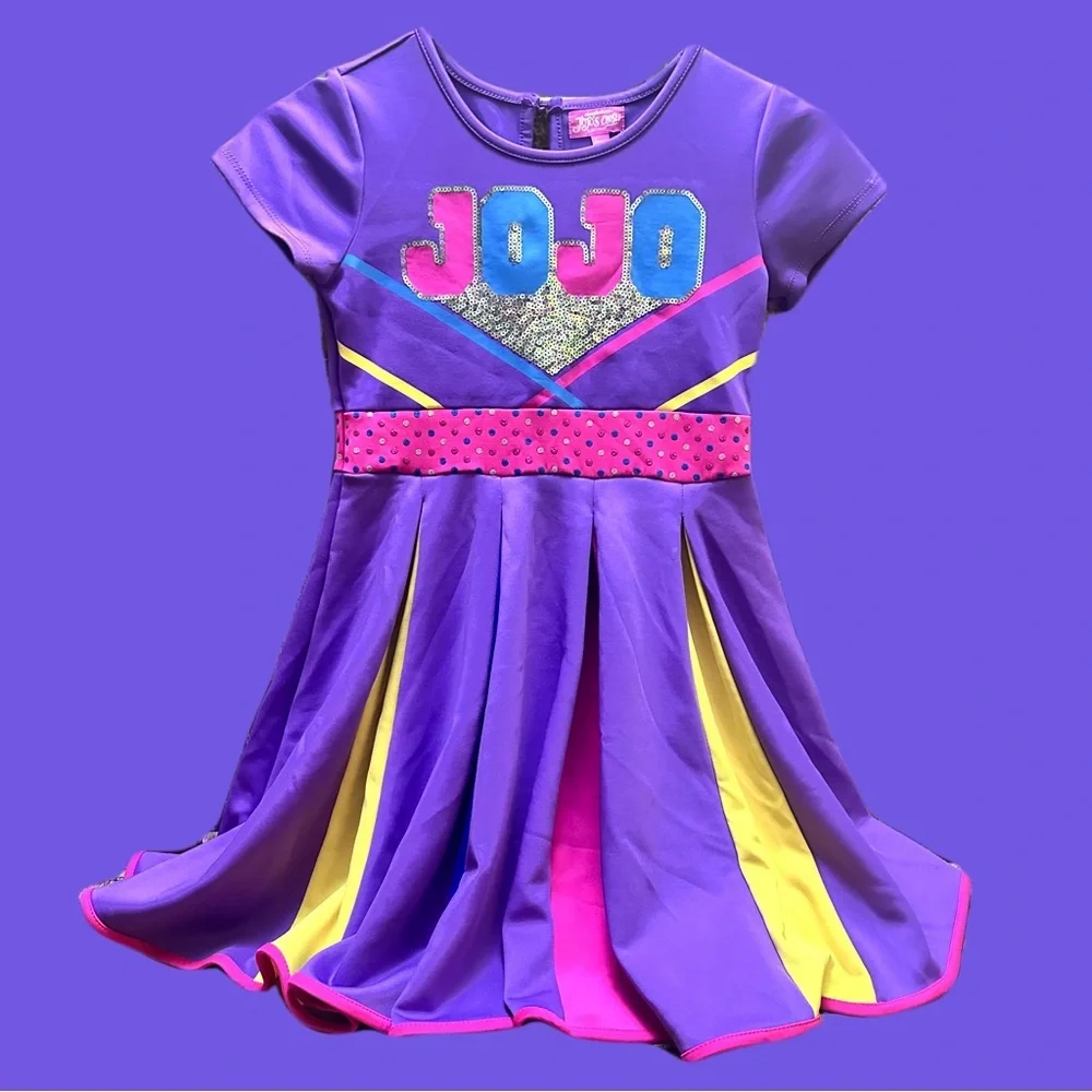 JoJo Siwa Purple and Yellow Kids Costume Dress